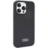 Audi Silikonhülle iPhone 14 Pro Max 6,7&quot; schwarz/schwarz Hardcase AU-LSRIP14PM-Q3/D1-BK