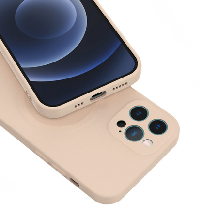 TEL PROTECT MagSilicone Case do Iphone 13 Pro Max Jasnoróżowy