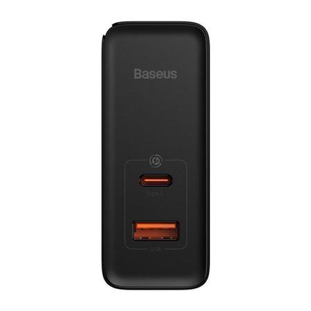 Baseus GaN5 Pro szybka uniwersalna ładowarka sieciowa GaN USB Typ C / USB 100W PD3.0, QC4.0+, AFC czarny (CCGP090201)