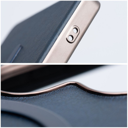 Futerał GENTLEMAN MAG COVER kompatybilny z MagSafe do SAMSUNG S25 granatowy