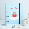 Pusheen - Segregator A4 z kolekcji Purrfect Love z kartkami (4 ringi, gumka)