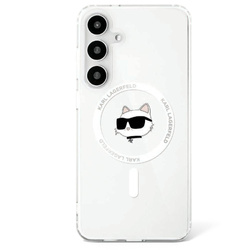 Karl Lagerfeld nakładka HC Magnetic IML Metal Choupette Head do Samsung Galaxy S25 Plus biała