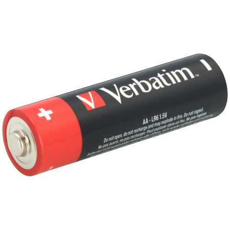 Verbatim Bateria alkaliczna AA LR6 20szt czarny 49877