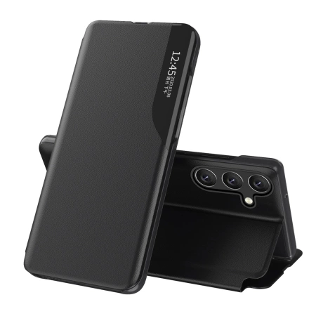 Eco Leather View Case Samsung Galaxy S25+ Black