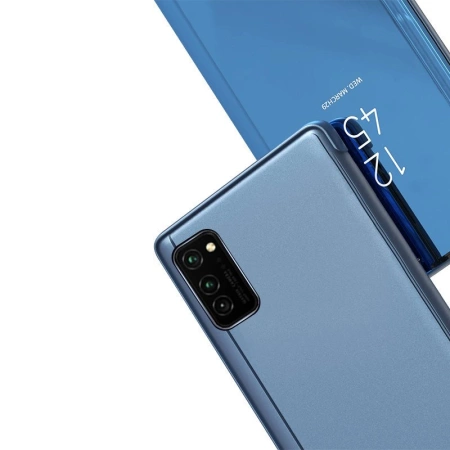 Clear View Case Klapphülle für Samsung Galaxy A03s (166,5) schwarz