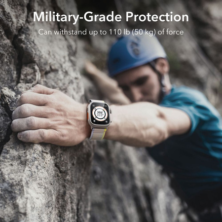 SZKŁO HARTOWANE ESR ARMORITE TEMPERED GLASS 2-PACK APPLE WATCH ULTRA 1 / 2 / 3 (49 MM) TITANIUM