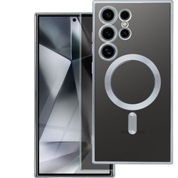 Futerał ELECTRO MAG COVER kompatybilny z MagSafe do SAMSUNG S26 Edge srebrny