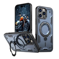 Hybrid Armor Trendige Hülle mit MagSafe für iPhone 16 Pro – Blau