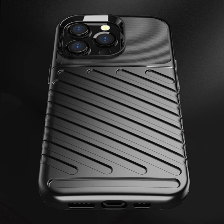 Thunder Case Flexible Tough Rugged Cover TPU Case for iPhone 13 Pro blue