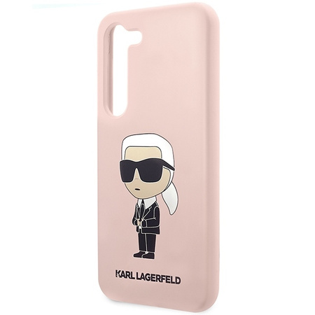 Karl Lagerfeld Silicone NFT Ikonik - Etui Samsung Galaxy S23 (różowy)