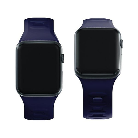 3MK Silicone Watch Strap granatowy/ocean blue dla Apple Watch 38/40/41mm