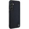 Oryginalne Etui MERCEDES hardcase Leather Debossed Line MagSafe MEHMS24S23RBGVK do Samsung Galaxy S24 Czarny