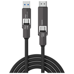 Kabel 4smarts ComboCord USB4 HDMI 240W   1.5m czarny
