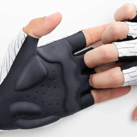 Rockbros MTB Fahrradhandschuhe Größe: L - weiß und schwarz