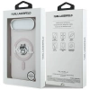 Etui Karl Lagerfeld IML Choupette Sketch Logo MagSafe na iPhone 17 Air - różowe