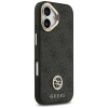 Etui Guess 4G Strass Logo MagSafe na iPhone 17 - czarne