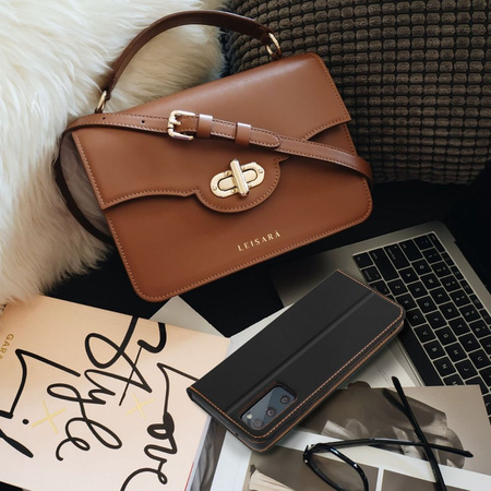 Kabura skórzana SMART PRO do XIAOMI Redmi NOTE 13 PRO 5G czarny