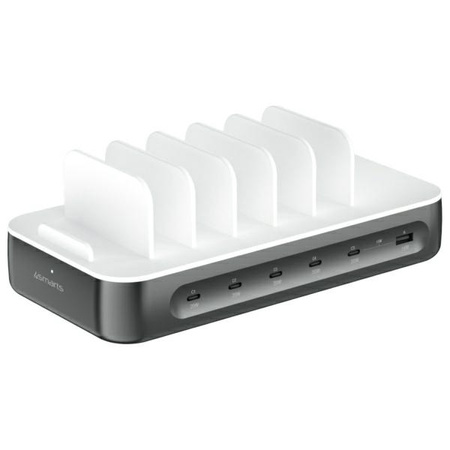 Stacja ładująca 4smarts Team 100W         z zestawem kabli kosmiczna szarość