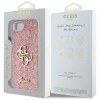 Guess Fixed Glitter Big 4G iPhone 16e Hülle - Rosa