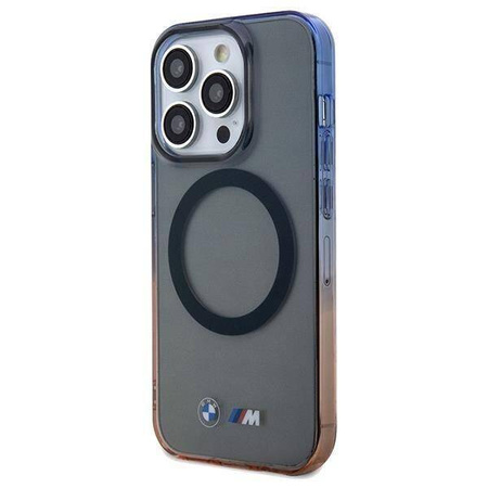 BMW Gradient Bumper MagSafe case for iPhone 15 Pro Max - gray