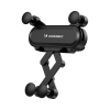 Wozinsky car phone holder gravity for ventilation grille black (WCH-05)