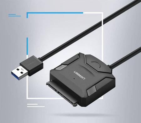 Ugreen adapter przejściówka dysku HDD SSD USB 3.0 - SATA czarny (20611)