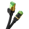 Baseus schnelles RJ45-Kat.-Netzwerkkabel. 8 40 Gbit/s 8 m geflochten schwarz