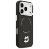 Karl Lagerfeld Choupette Pin MagSafe Case für iPhone 17 Pro - Schwarz