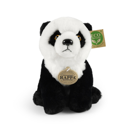 Rappa - Pluszowa realistyczna maskotka Panda siedząca 23 cm Eco-Friendly Soft Collection