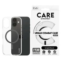 Etui CARE by PanzerGlass Flagship Case z MagSafe na iPhone 16 - czarne