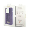 Original Handyhülle IPHONE 13 PRO MAX Guess Hardcase Sequin Script Metal (GUHCP13XPSFDGSU) violett