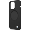 Original Handyhülle IPHONE 14 PRO MAX BMW Signature Liquid Silicone MagSafe (BMHMP14XSILBK2) schwarz