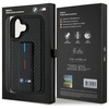 BMW nakładka do iPhone 16 6,1" BMHCP16SGSPCCK Hardcase M Grip Stand Smooth and Carbon czarna