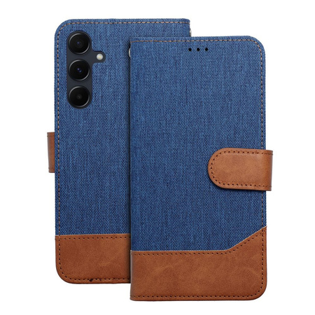 Kabura JEANS Book do SAMSUNG A50 niebieski