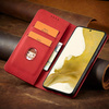 Magnet Fancy Case für Samsung Galaxy S23+ Flip Cover Wallet Stand rot