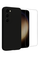 Etui do Samsung S23 czarne + Szkło