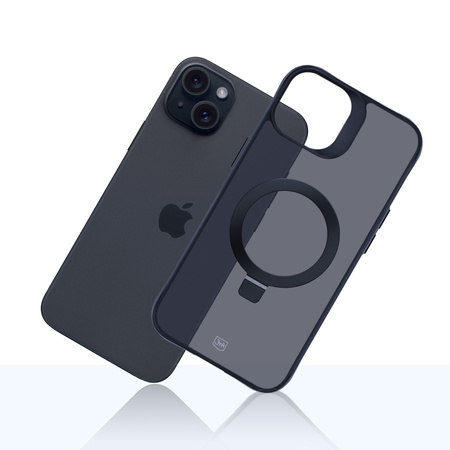 3MK Smoke Case iPhone 15 Plus Magsafe & Stand