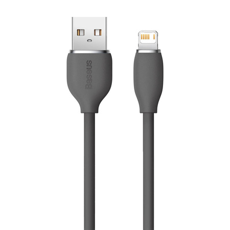 Baseus kabel, przewód USB – Lightning 2,4A długość 1,2 m Jelly Liquid Silica Gel – czarny