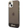 Original Case IPHONE 14 PLUS Guess Hardcase Translucent black