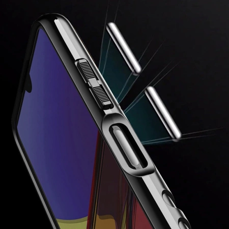 Thunder Case Flexibel Robuste Panzer Handyhülle TPU Schutzhülle für Samsung Galaxy A03s schwarz