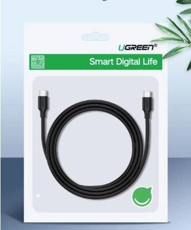 Ugreen kabel USB Typ C do ładowania i transferu danych 3A 1m czarny (US286)
