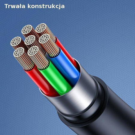 USAMS Kabel U68 lightning 2A Fast Charge 1m niebieski/blue SJ500USB03 (US-SJ500)