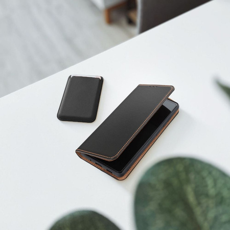 Kabura skórzana SMART PRO do SAMSUNG A35 5G czarny