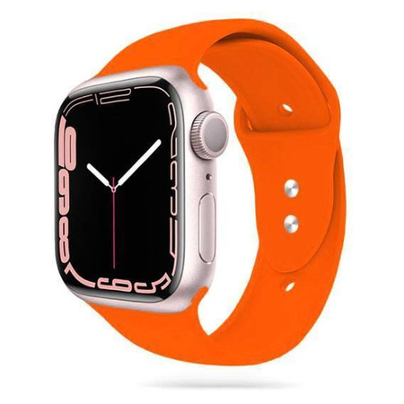 Armband für APPLE WATCH 4 / 5 / 6 / 7 / SE (42 / 44 / 45 MM) Tech-Protect IconBand orange