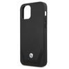 Etui BMW BMHCP12MRSWPK iPhone 12/12 Pro 6,1" czarny/black hardcase Leather Perforate