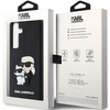 Oryginalne Etui KARL LAGERFELD hardcase 3D Rubber Karl&Choupette KLHCS24M3DRKCNK do Samsung Galaxy S24 Plus czarny