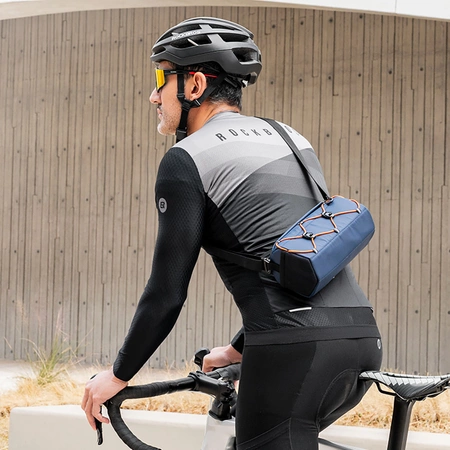 Koszulka kolarska Rockbros 15120009005 z długim rękawem wiosna/lato XXL - czarna