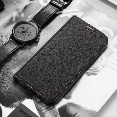 Dux Ducis Skin X2 Hülle für iPhone 14 Plus Hülle mit Magnetklappe schwarz