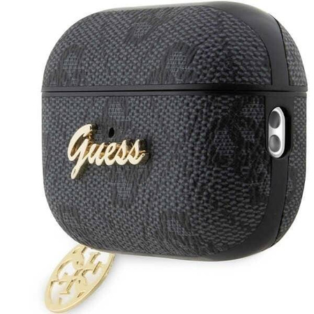 Guess GUAP2G4GSMK AirPods Pro 2 cover black/black 4G Charm Collection