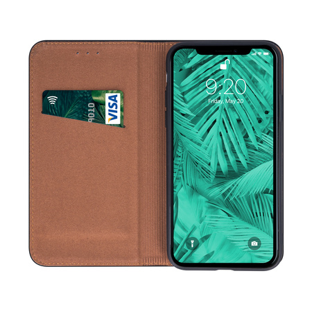 Etui skórzane Smart Pro do iPhone 17 6,3" czarne